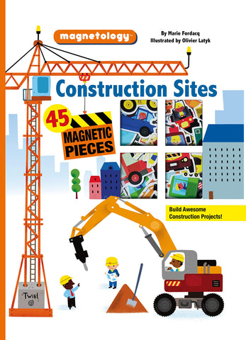 Construction Sites Magnet Book