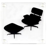 Eames Acrylic Chairs Coasters