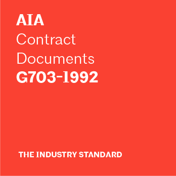 AIA Contract Documents - G703-1992 Continuation Sheet