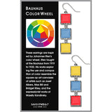 Bauhaus Color Wheel Earrings