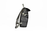 2-Tone Rolltop Backpack - Gun Metal