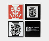 AIA Vintage Magentic Coasters (set of four)