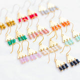 Colorful Geometric Earrings by Nest Pretty Things