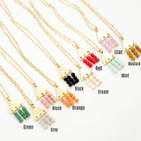Colorful Geometric Necklace by Nest Pretty Things