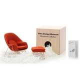 Miniature Womb Chair & Ottoman (Saarinen)