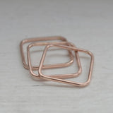 Square Stacking Rings by Laughing Sparrow